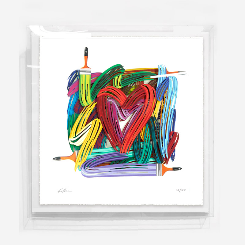 Graffiti Heartist (Paper Cut Art) (액자포함)