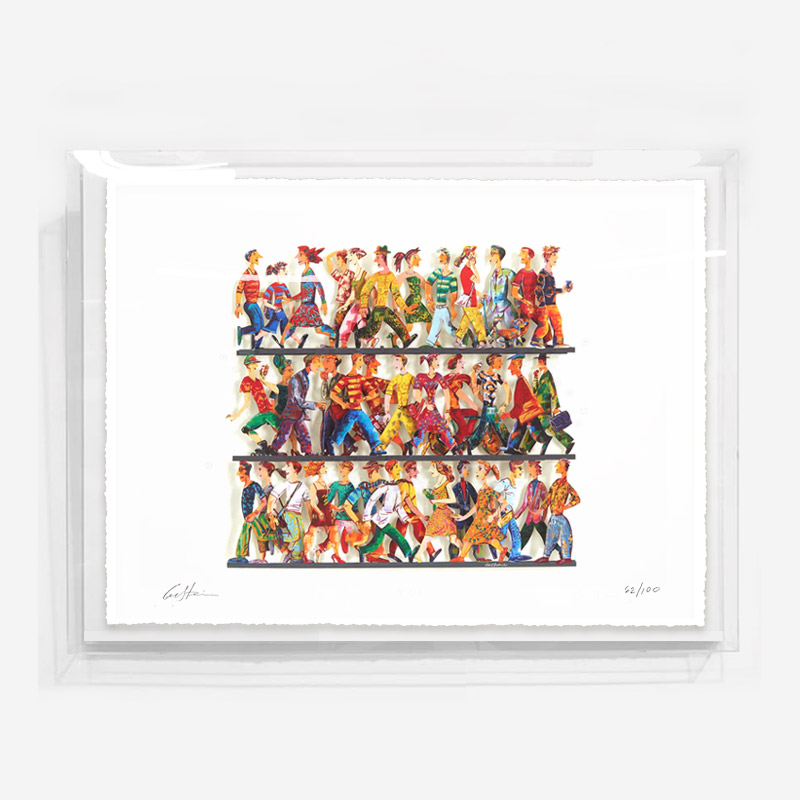 5th Avenue F (Paper Cut Art)