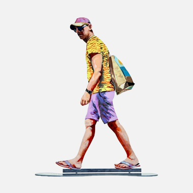 Walker With Baseball Cap