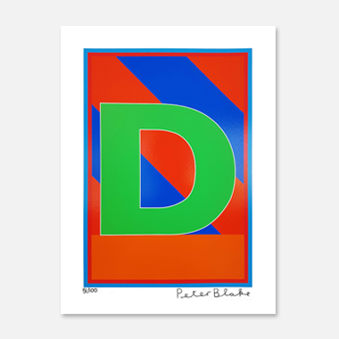 The Dazzle Alphabet Letter D