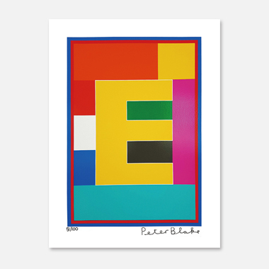 The Dazzle Alphabet Letter E
