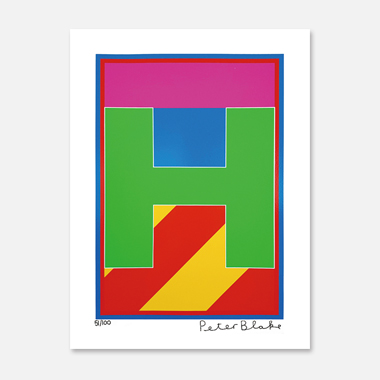 The Dazzle Alphabet Letter H