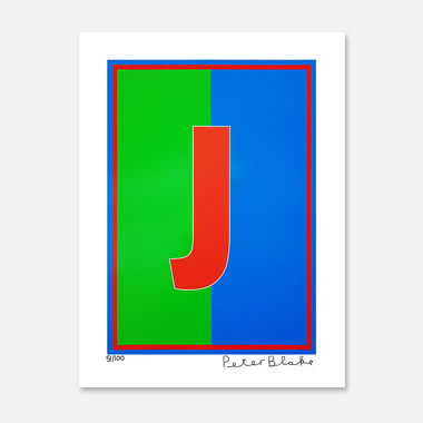 The Dazzle Alphabet Letter J