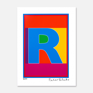 The Dazzle Alphabet Letter R
