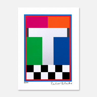 The Dazzle Alphabet Letter T