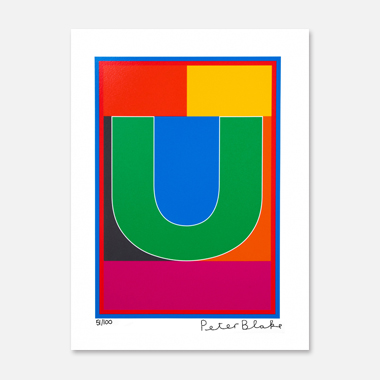The Dazzle Alphabet Letter U