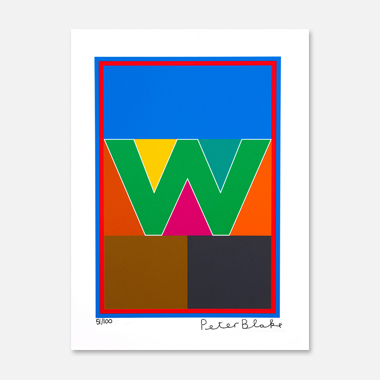 The Dazzle Alphabet Letter W