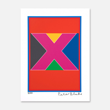 The Dazzle Alphabet Letter X