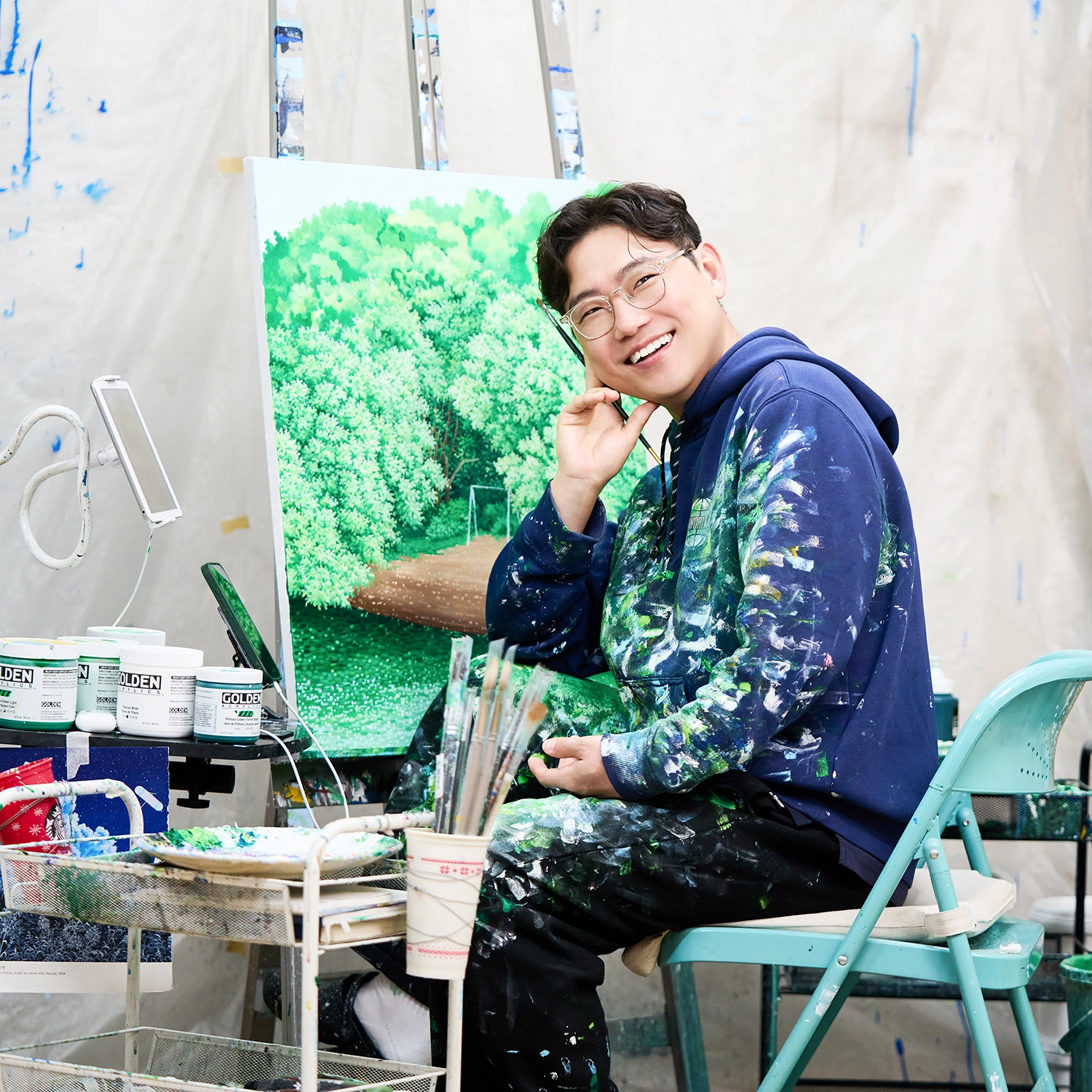 [인터뷰] 그림으로 남은 정원, 심봉민